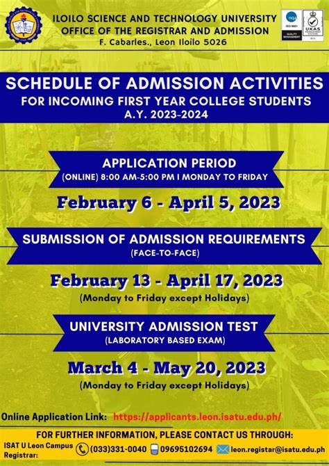 isat u entrance exam 2023-2024|Online Application for Incoming First Year College Students for .